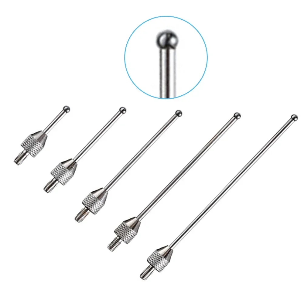 

1pcs M2.5 Thread CMM Contact Probe Tungsten Steel Tips CMM Contact Probe 2mm CNC Stylus Measuring Accessories 10-50mm ﻿