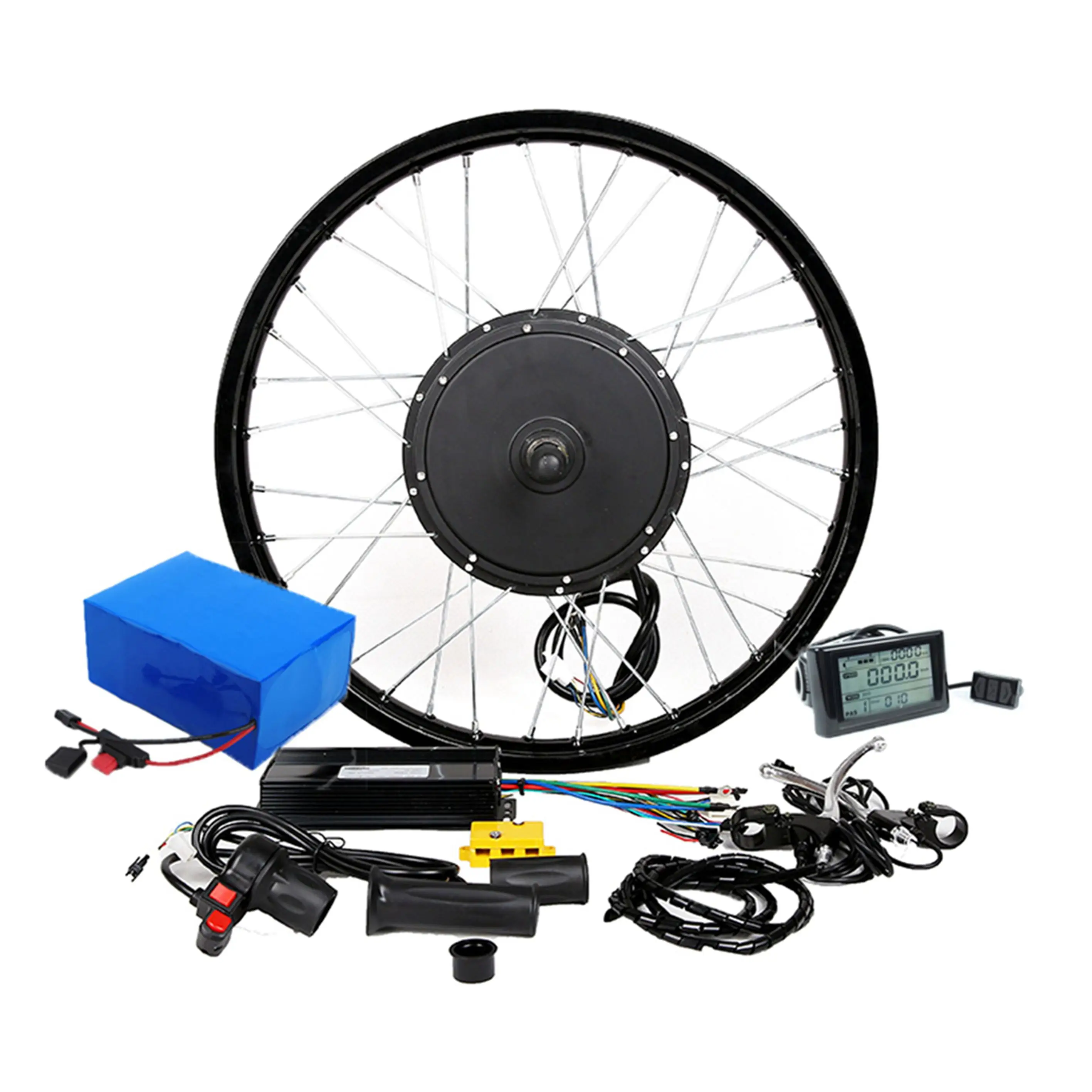 

QS Motor 72V Lithium Battery Ebike Kit Electric Bike Kit 8000 Watt Hub Motor Electric Bicycle Kit
