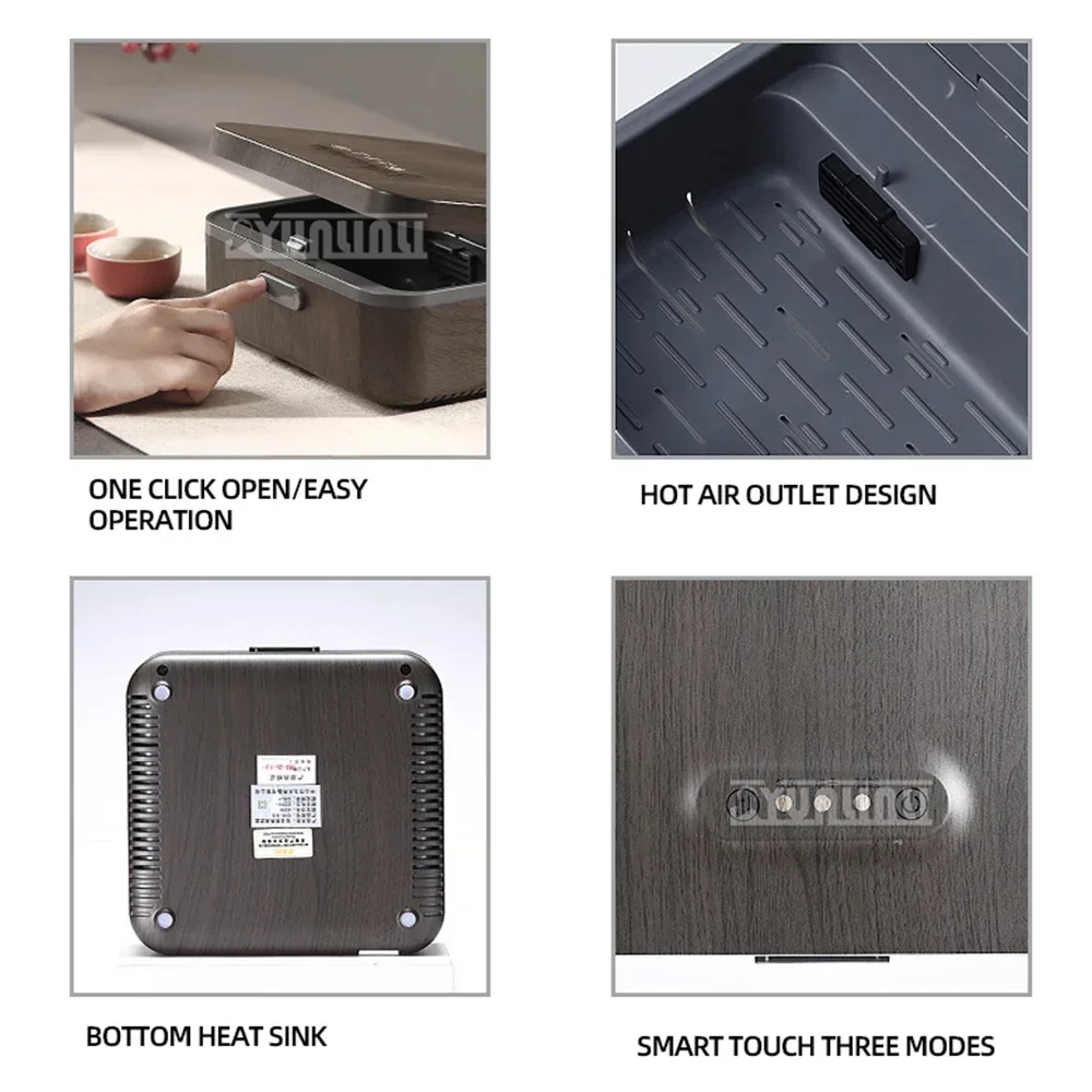 Мини-шкаф для дезинфекции чайной чашки, Домашний Настольный чайный набор, сушилка для чашек с водой, высокотемпературный шкаф