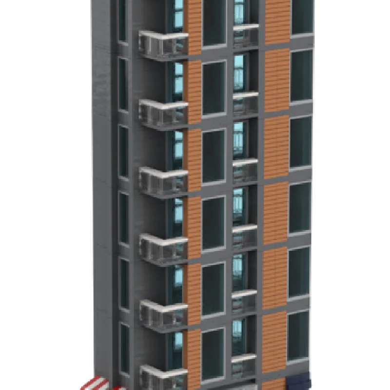 2255 パーツ MOC クリエイティブシティストリートビューモジュラー住宅高層ビルモデルビルディングブロック DIY キッズ組み立てレンガおもちゃギフト