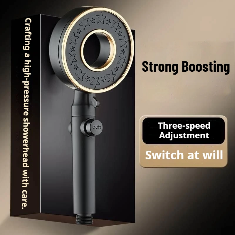 

Boosting Showerhead, Donut Showerhead, Super Strong Bathroom Shower Filter, Household Showerhead