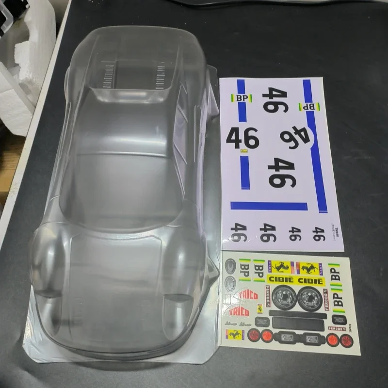 TM246 1/10 Mini Ferari Dino 246GT Clear body shell Width 160mm for On Road car 210mm Wheelbase Tamiya M Chassis Carten 3Racing