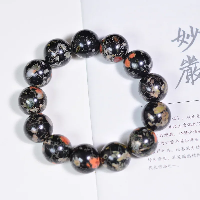 Natural Stone Plum Blossom Jade Bracelet Men Women Healing Gemstone Fine Jewelry Genuine Chinese Flower Jades Bracelets Bangles