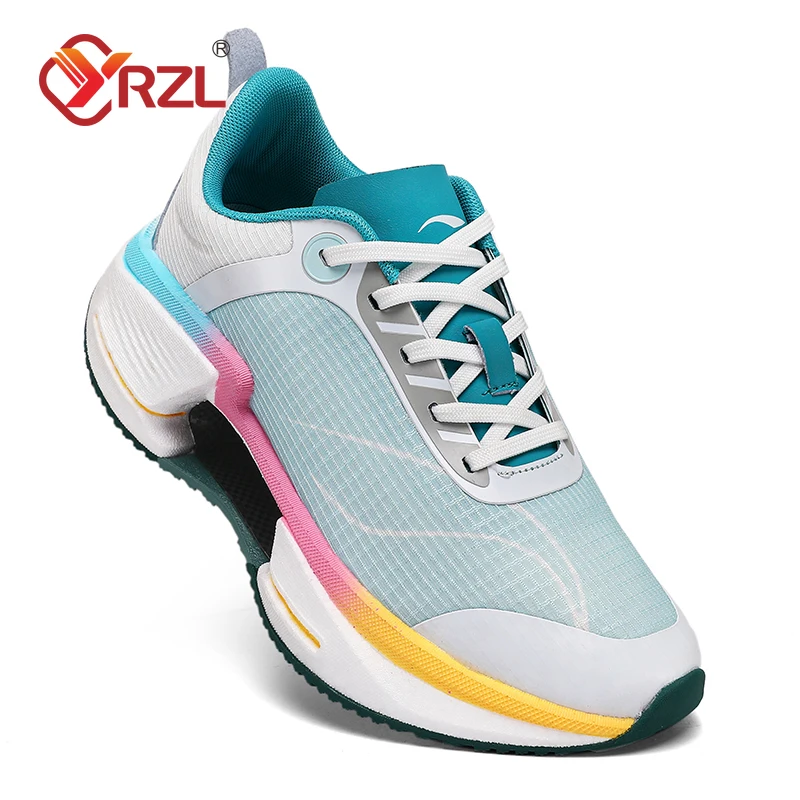

YRZL Men's Running Shoes Lightweight Breathable Non Slip Trendy Tennis Sneakers Fashion Comfortable Walking Sports Shoes for Men