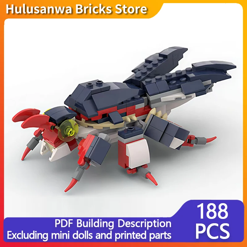 

Creators Animal Series Model MOC Building Block Wasp Insect Animal Modular Technology Gifts Holiday Assemble Children Toys Suit