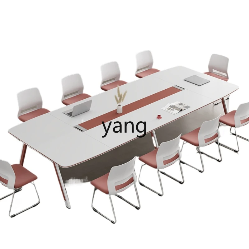 

CX Office Conference Long Table Simple Modern Conference Room Table and Chair Combination Negotiation Table