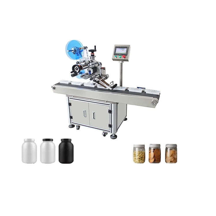 Round Bottle Labeling Self Adhesive Labeling Fully Automatic High Speed Stainless Steel Vertical