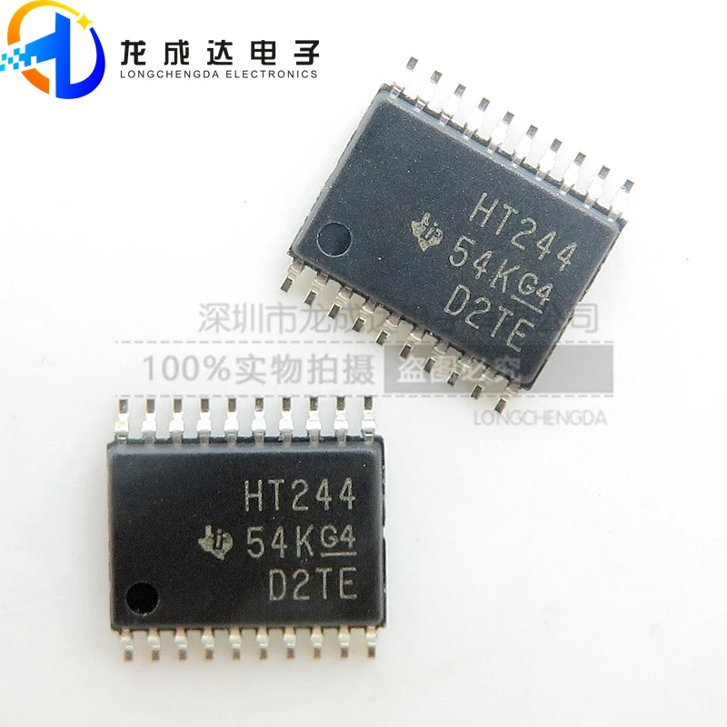 

30pcs original new SN74HCT244PWR TSSOP-20 three-state output 8-way buffer and line driver chip