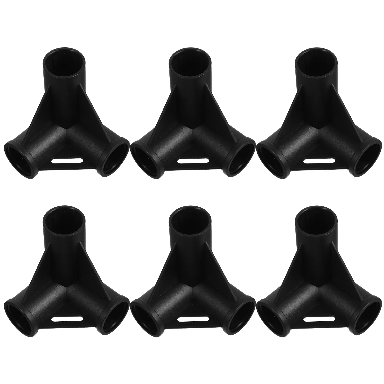 

6pcs Pet Canopy Fittings Kit Plastic Frame Connectors For Tent Pole Replacement Outdoor Pet Bed Tent Accessories Camping Repair