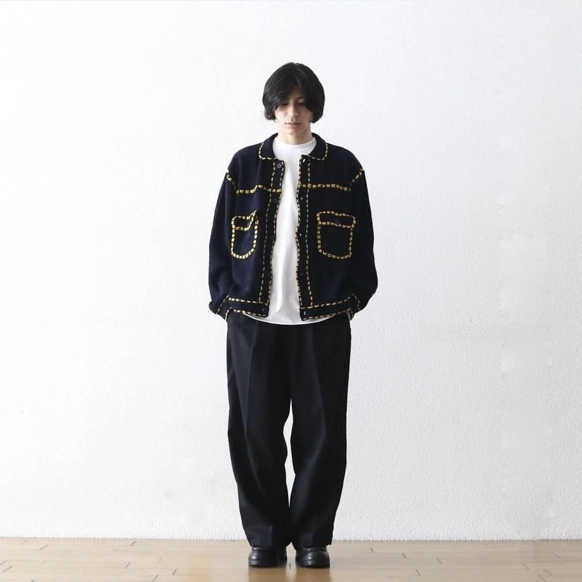 PHINGERIN PG Knit 24AW Cartoon Sle Color Blo  Knitted ket Open Cardigan Coat Youth Casual Long Sve Warmth