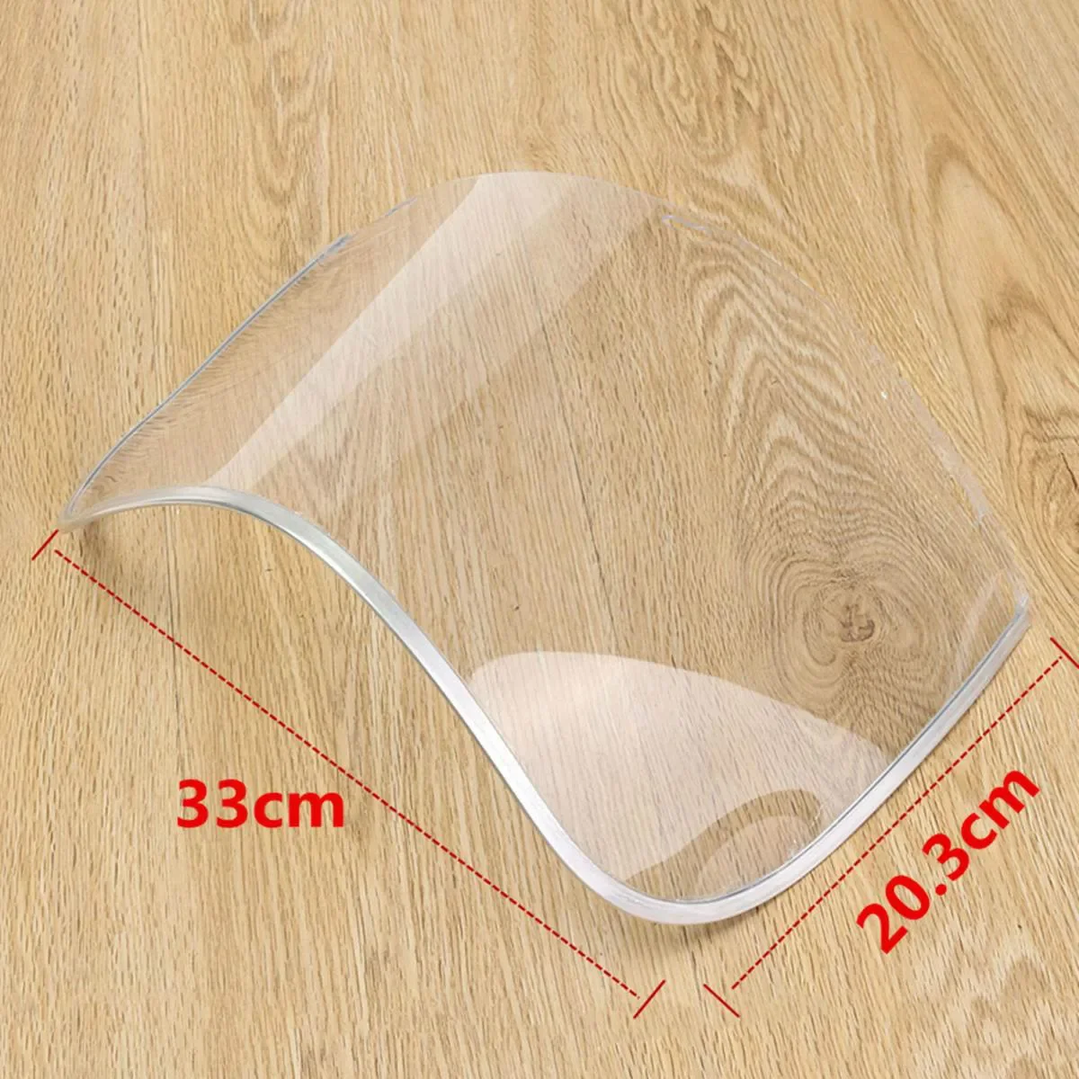 Imagem -06 - Transparente Pvc Protective Face Mask Anti Saliva Dustproof Faces Shields Screen Spare Visors Proteção do Trato Respiratório