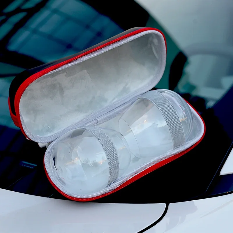 حقيبة النبيذ مع 2 كؤوس النبيذ الزجاج حمل المحمولة نظارات السفر حقيبة التخزين O-كوب المضادة للسقوط حقيبة للسفر نزهة