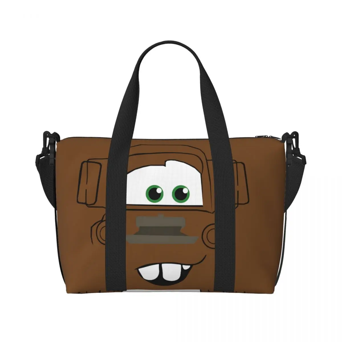 

Сумки-шопперы Custom Lightning Car M-McQueen для покупок, женские, большой вместимости, с мультяшным принтом, для спортзала, пляжа, путешествий