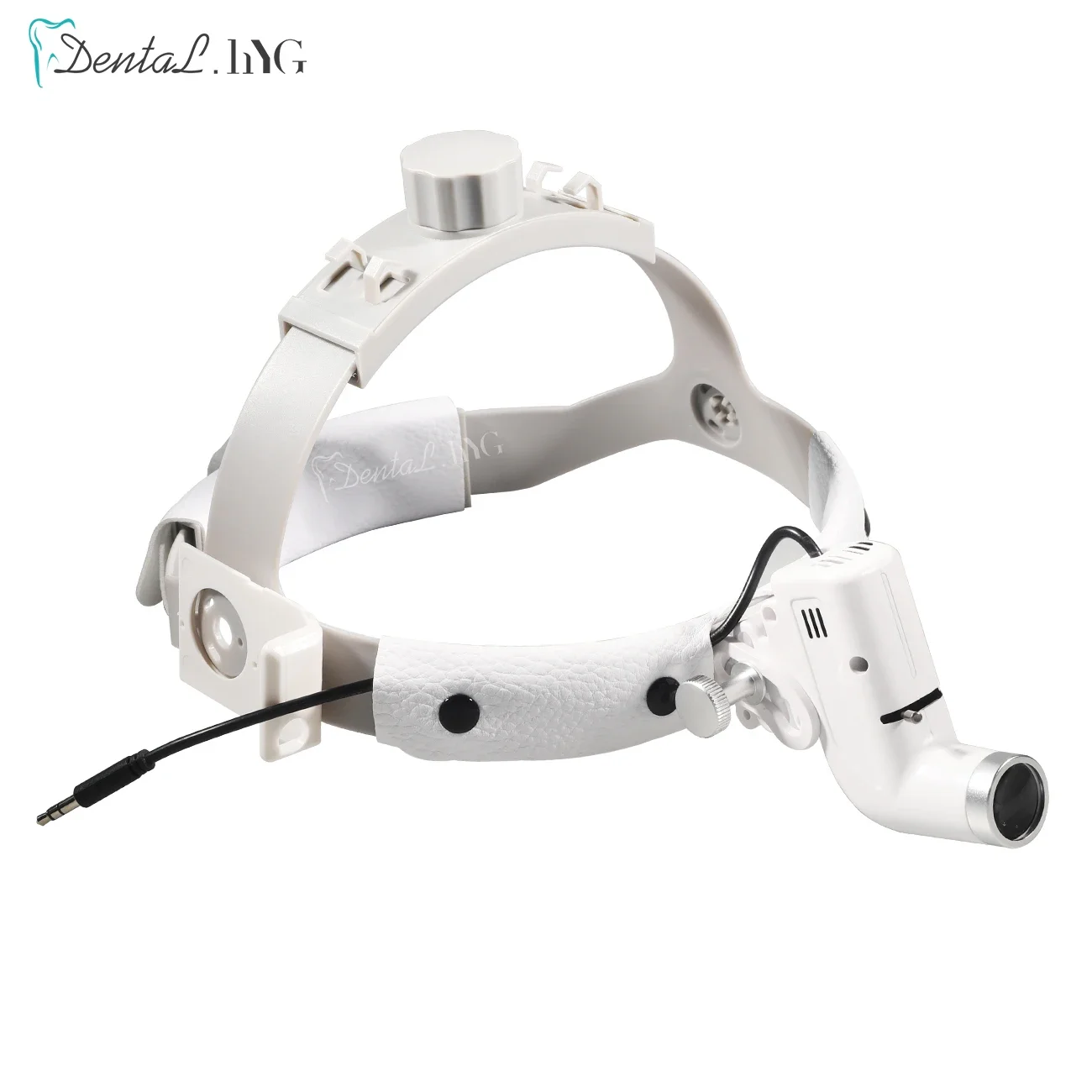 Dental LED Head Light Lamp For Binocular Loupes Brightness Spot Adjustable Dental Lab Headlamp Surgical Without battery