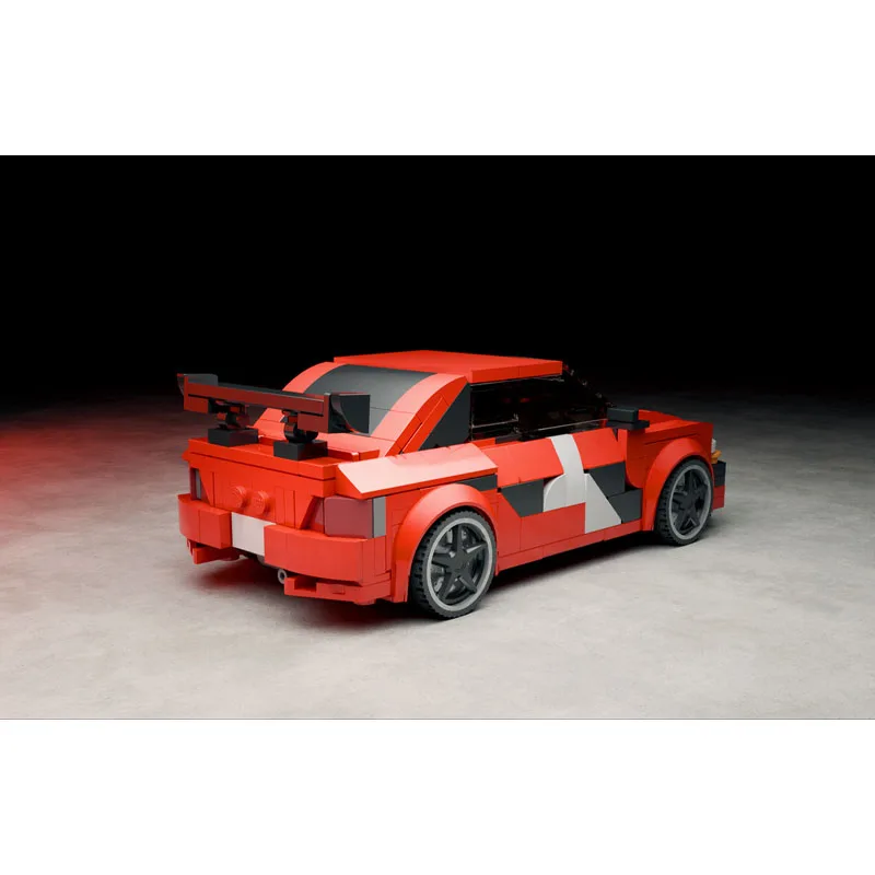 

MOC-233389 Новая классическая культовая городская спортивная гоночная машина, модель строительных блоков, 382 детали, детская игрушка на день рождения для мальчиков в подарок