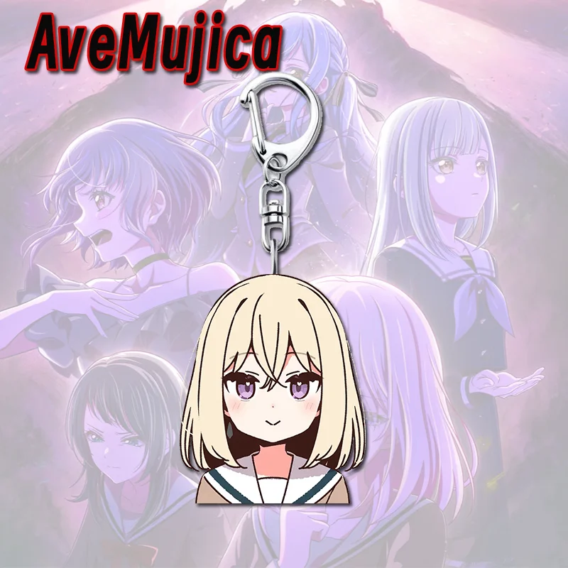 5шт аниме BanG Dream! Брелок с героями мультфильмов Тогава Сакико Вакба Муцуми, акриловый кулон, брелок для ключей, ювелирные изделия, украшения для рюкзака, подарки