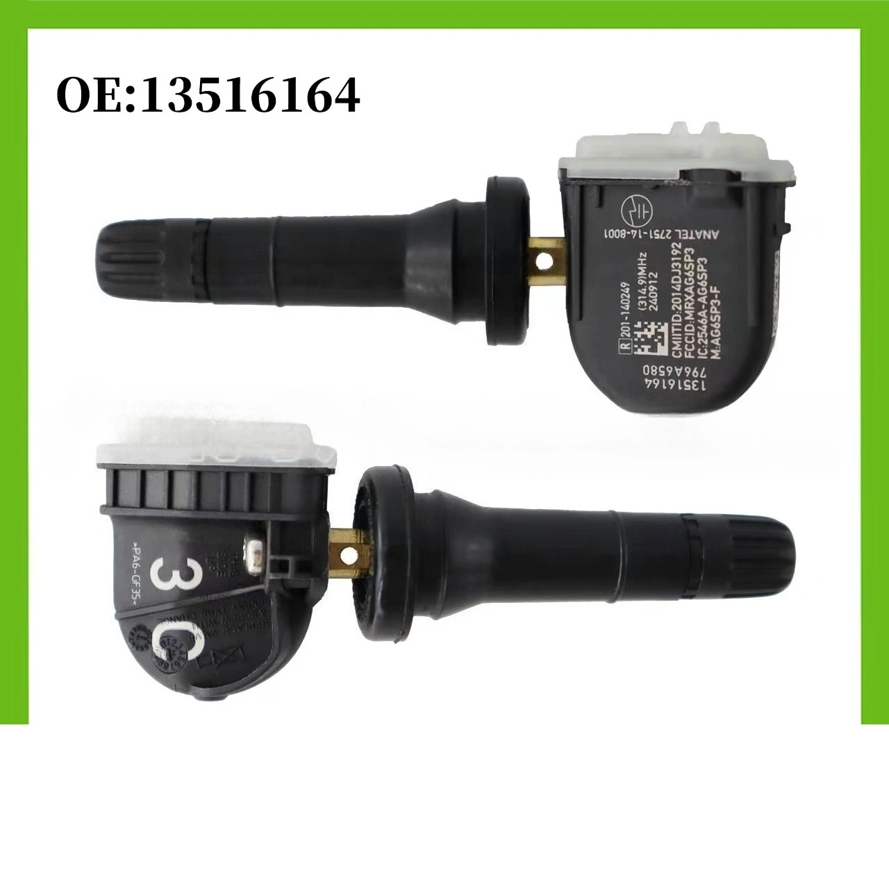 

13516164 13598771 1/4pcs TPMS Tire Pressure Monitor Sensor for CHEVROLET EQUINOX 315MHz for CADILLAC for Buick