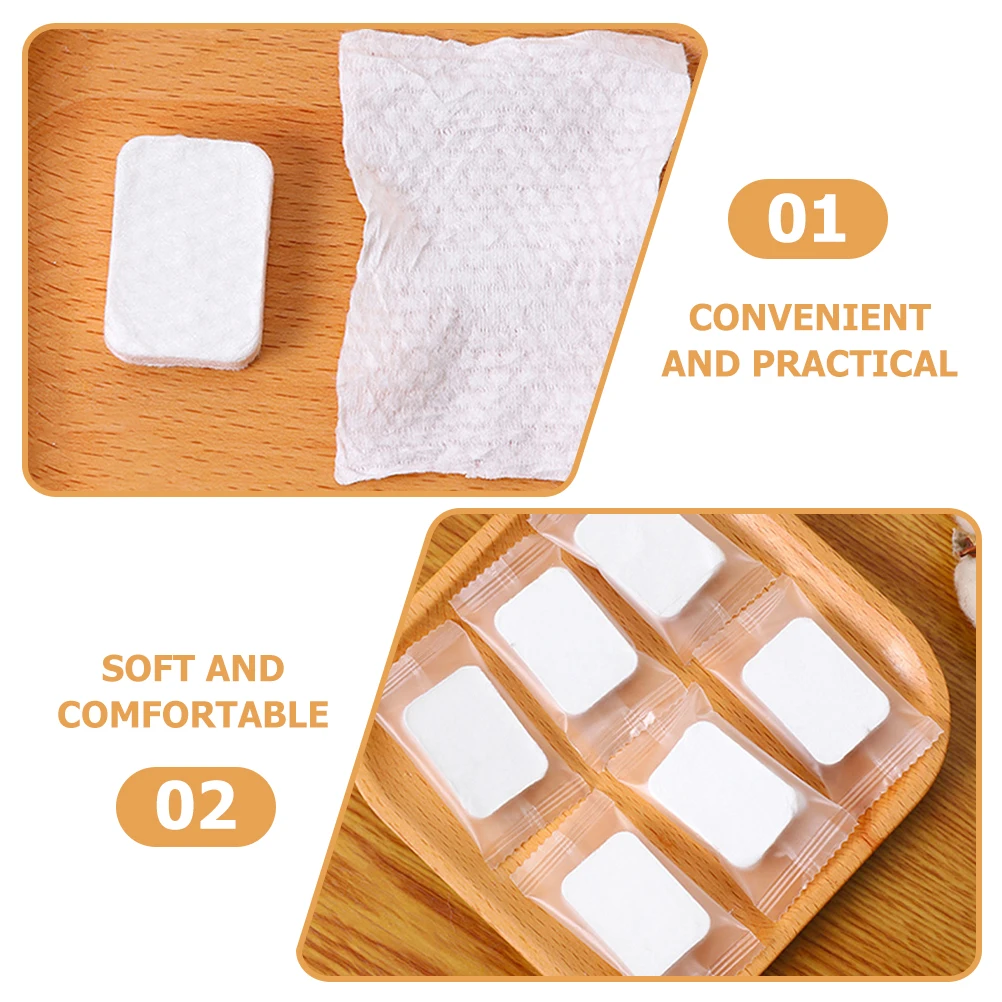 

Compressed Cotton Facial Cleansing Pads Make up Removal Non-woven Fabric Makeup Remover Wipes for Face
