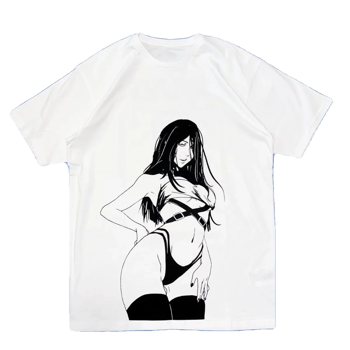 Bestes Anime Bleach Ichigo Kurosaki Grafik-Baumwoll-T-Shirt Unisex Kurzarm Mode-Marken-Tee Luxus Casual Vintage T-Shirts – Detail 3