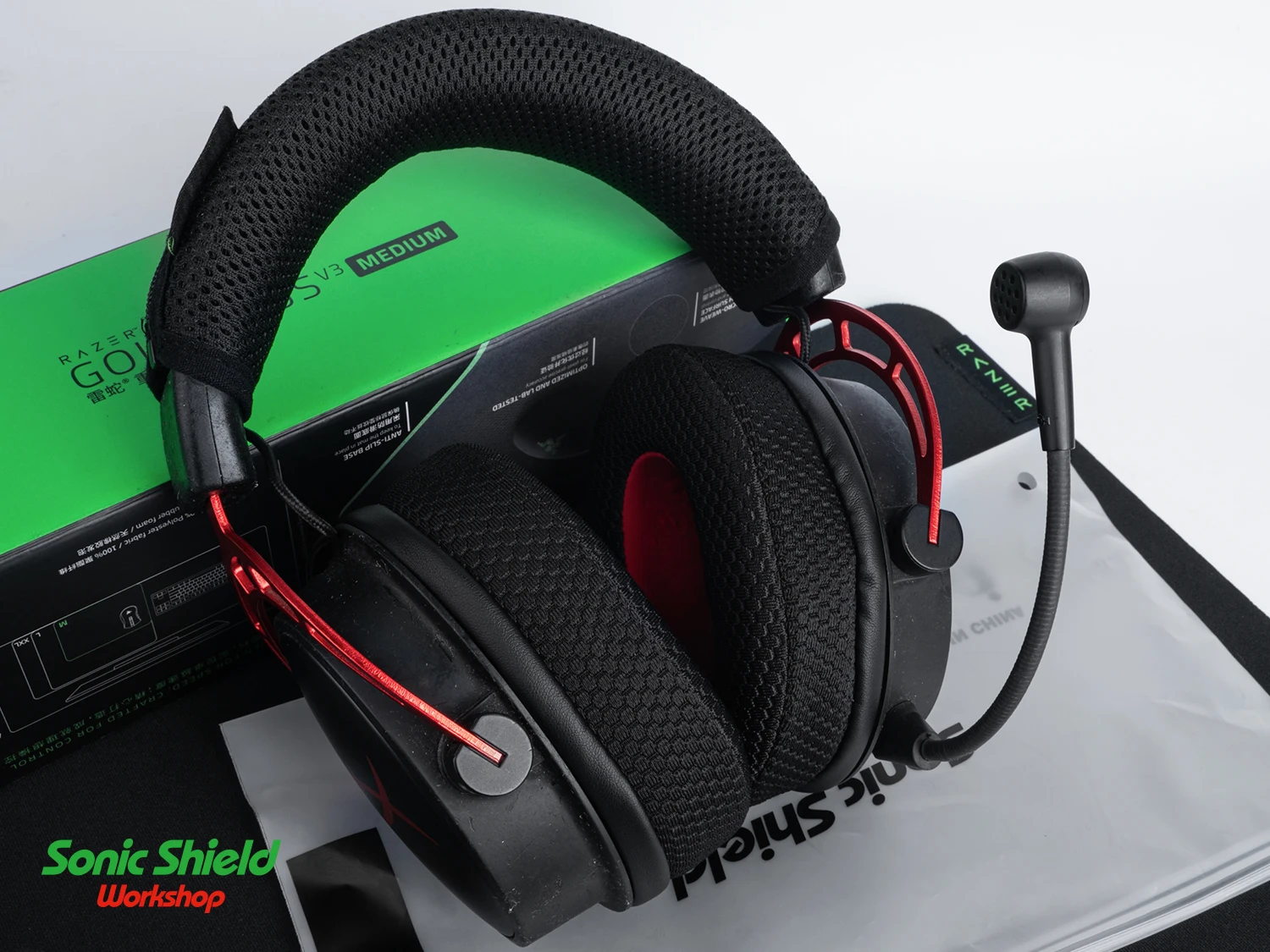 Piankowe nakładki na słuchawki HyperX Cloud 123 Alpha, II, III, Stinger, Silver, Core, X, S, Pro, wymienne wkładki z pianki memory foam D — zdjęcie produktu 4