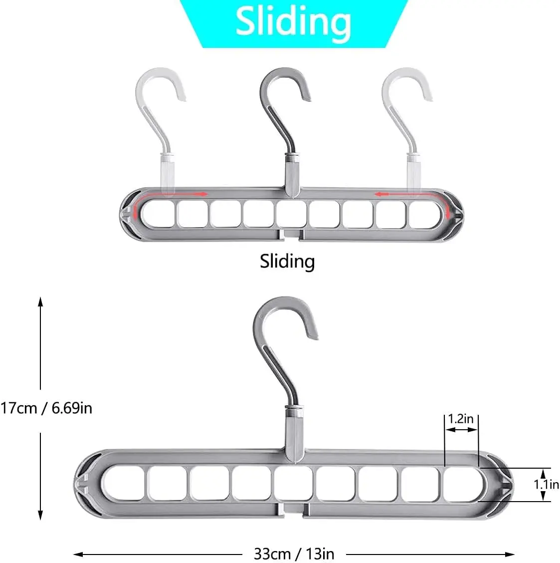 شماعة سحرية لتوفير المساحة لخزانة الملابس الثقيلة، منظم خزانة الملابس، أساسيات غرفة النوم، تخزين الخزانة