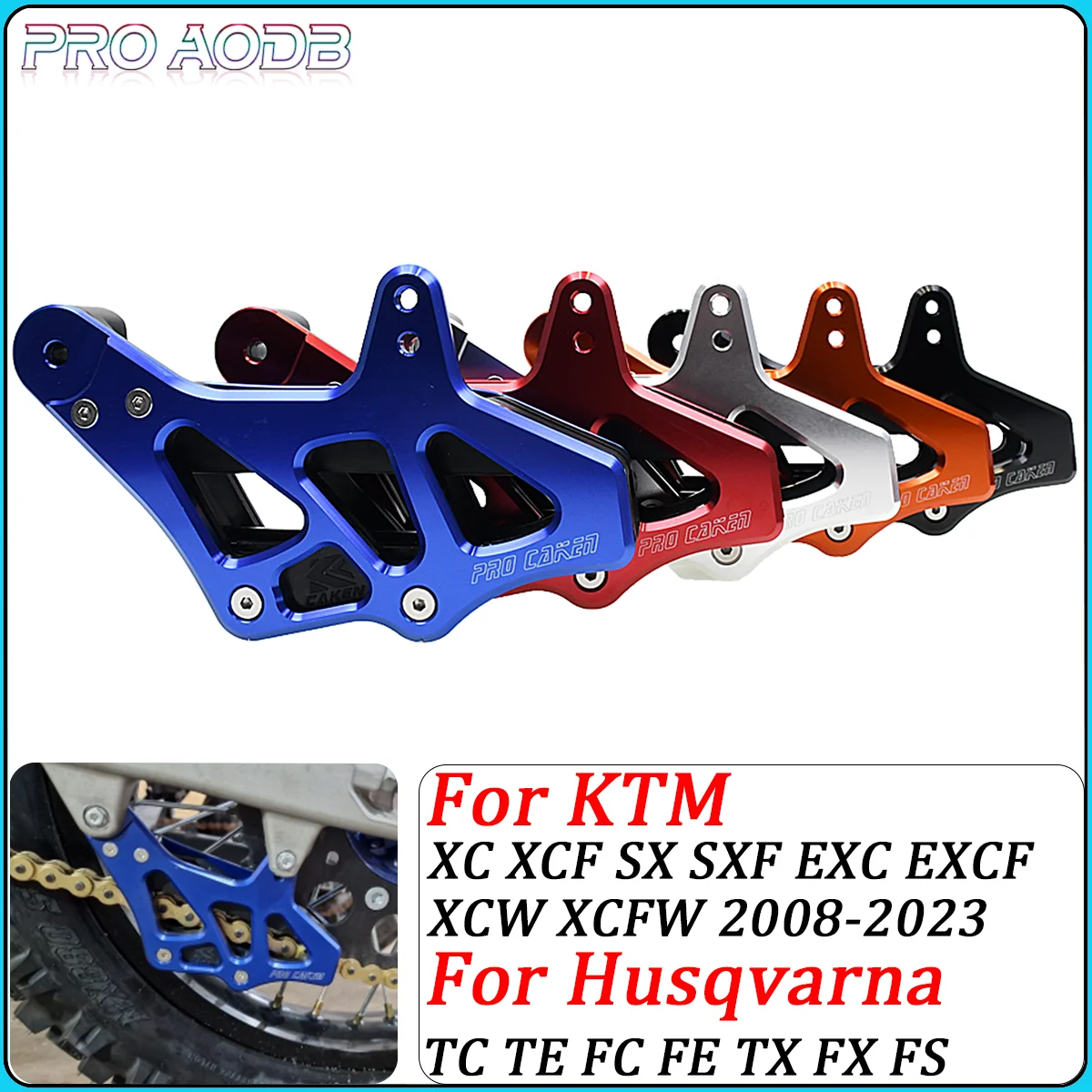 

Sprocket Chain Guide Guard For KTM EXC 300 EXC-F 350 SX 125 SX-F 450 XC XC-F 450 500 XCW TPI SD 6D 2008-2023 690 Enduro R SMC R