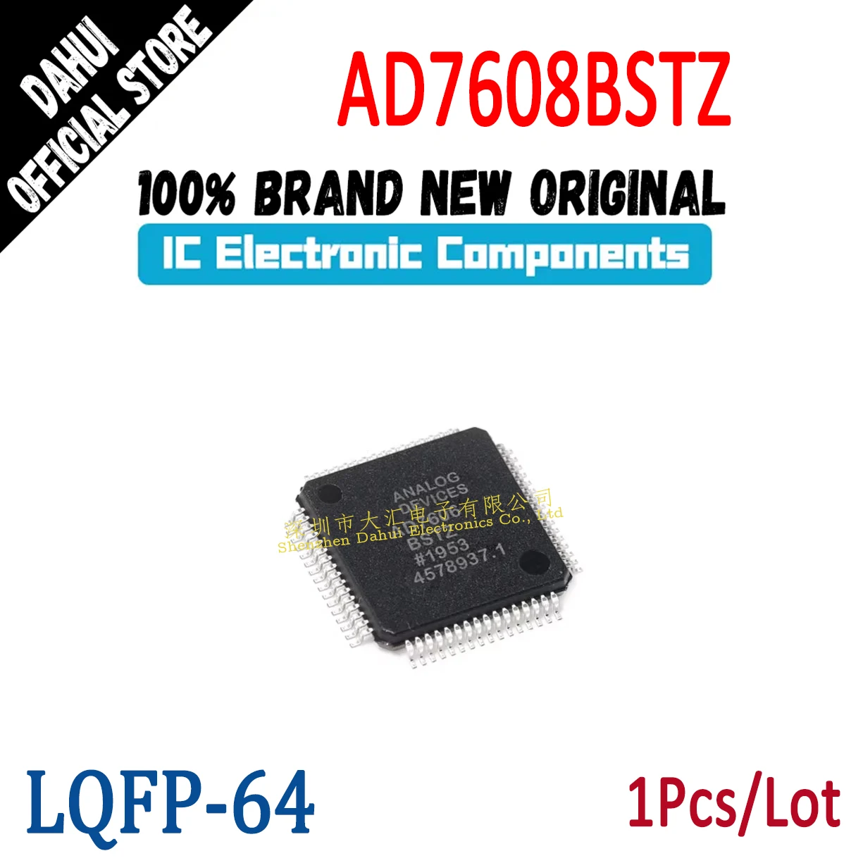 

AD7608BSTZ AD7608 BSTZ LQFP-64 Digital to analog conversion chip IC new original