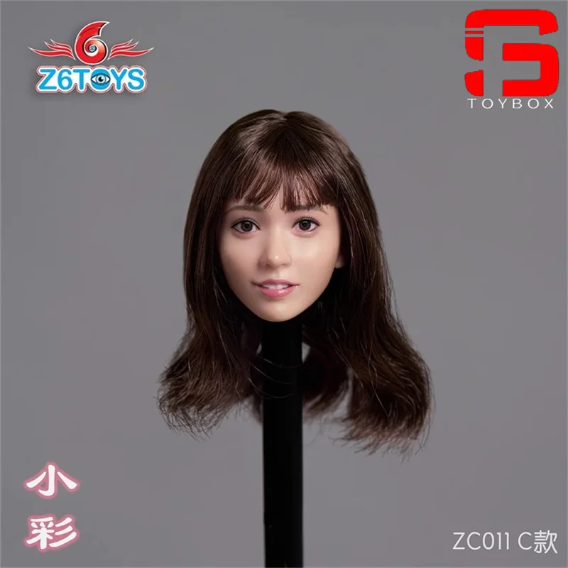 Z6TOYS ZC011 1/6 Xiaocai Ruchome Oczy Głowa Rzeźbiona Model Pasuje do 12'' Żołnierki Figurka Akcji Lalki