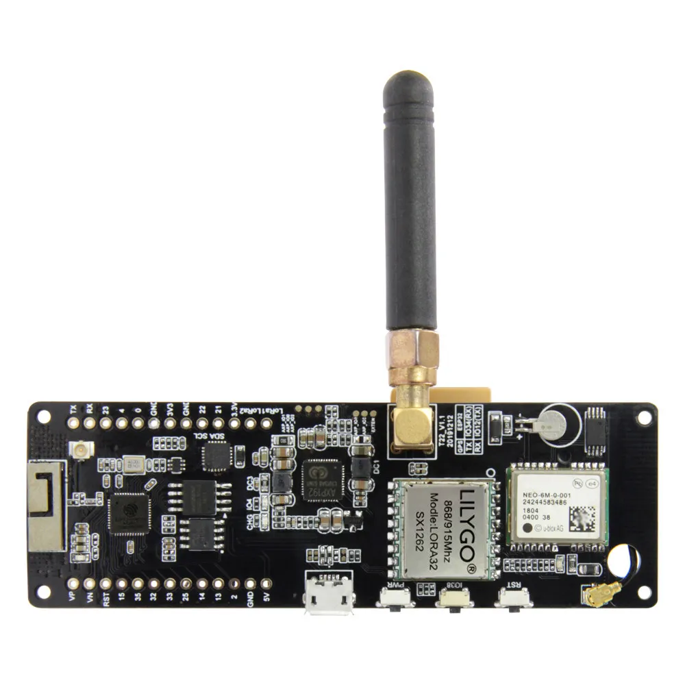 LILYGO T-Beam V1.2 ESP32 LoRa SX1262 GPS 6M WiFi Bluetooth Module