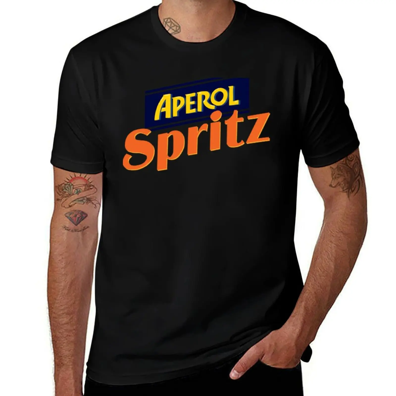 

Aperol Spritz T-Shirt T-shirts man hippie clothes customs mens designer clothes