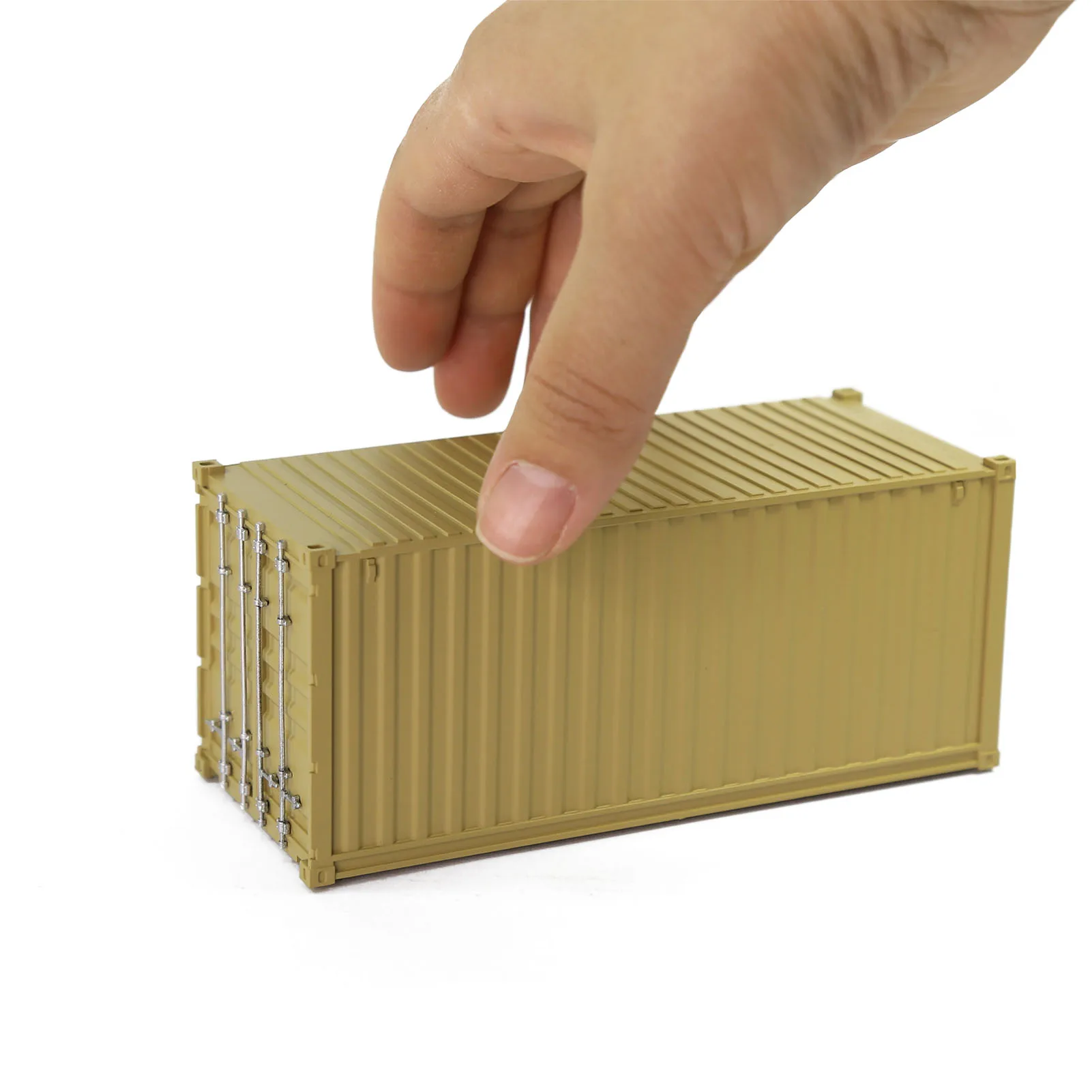 Evemodel 9pcs Different Colored O Scale 20ft Blank Shipping Container 20\' Cargo Box C4320