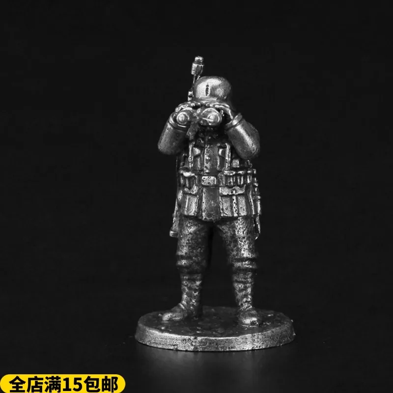 Metal Warfare Warrior Serie Statische Ornament Modell Spielzeug Spiel Schachfiguren Dekoration Desktop Miniatur Zubehör Actionfiguren