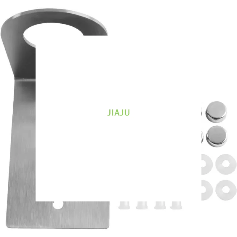~Stainless Steel Wall Mounted No Drilling Bathroom Organizer For Liquid Hand Soap Holder Soap Dispenser Organizer