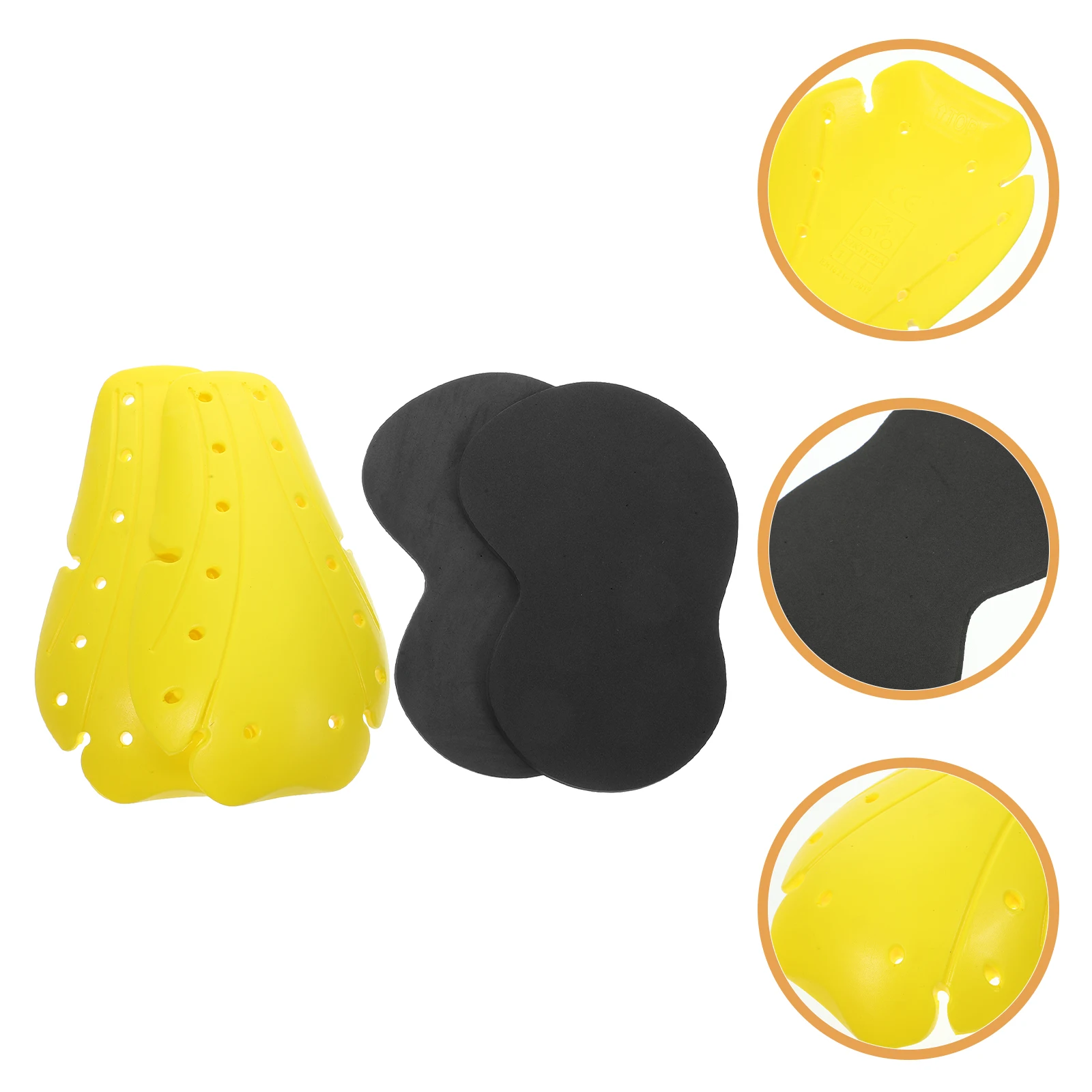 

Four Piece Cycling Protective Gear Set Motorcycle Knee Guards Removable Hip Protector Pad Breathable Material Comfortable Wear