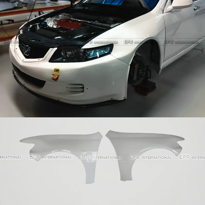 

For Honda Accord CL7 2005-2008 WTCC Type Wide Front Fender (Facelift) | ABS/FRP Material | Racing Style | Direct Fit