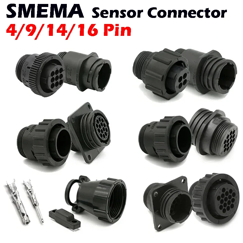 

1/5/20Sets 4P/9P/14/16Pin AMP/TE Type SMEMA Auto Sensor Plug Socket SMT Connector 183079 182645 182929 182647 182649 206043-1