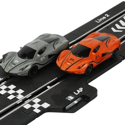 Jouet de voiture à fente pour enfants, 1 43, véhicule de course électrique, ensemble de pistes de course, accessoires pour enfants, Go Compact Scx Scalexaccelerbe, 2 pièces