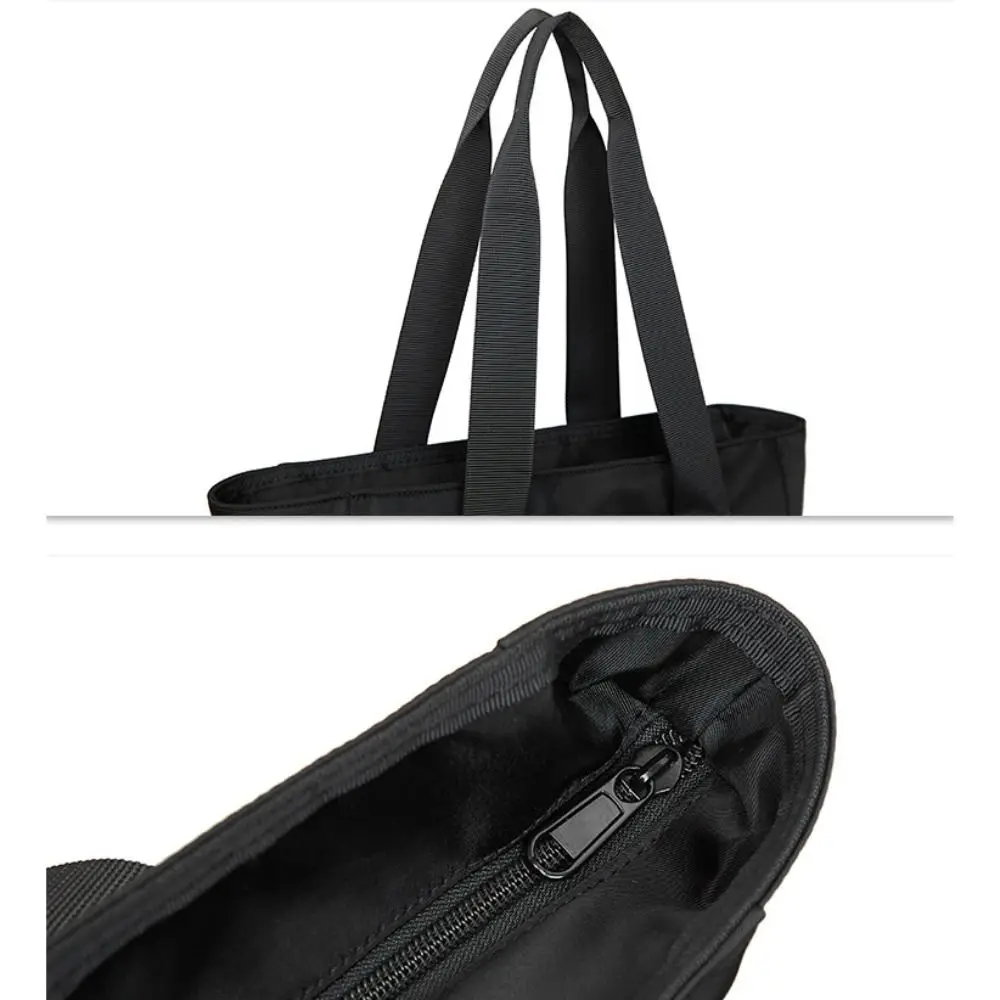 

Прочная водонепроницаемая нейлоновая сумка большой емкости, черный портфель из ткани Оксфорд, повседневная мужская большая сумка для мальчиков