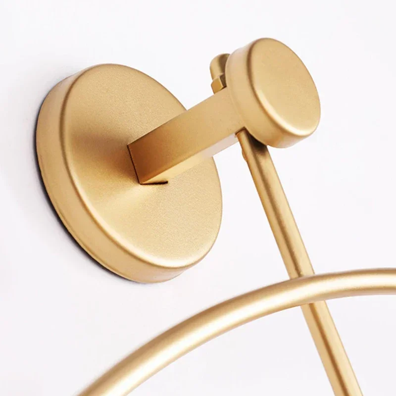 

Quiet Unique Wall Clock Round European Office Round Wall Clock Yellow Golden Metal Relogio Digital Room Decoration