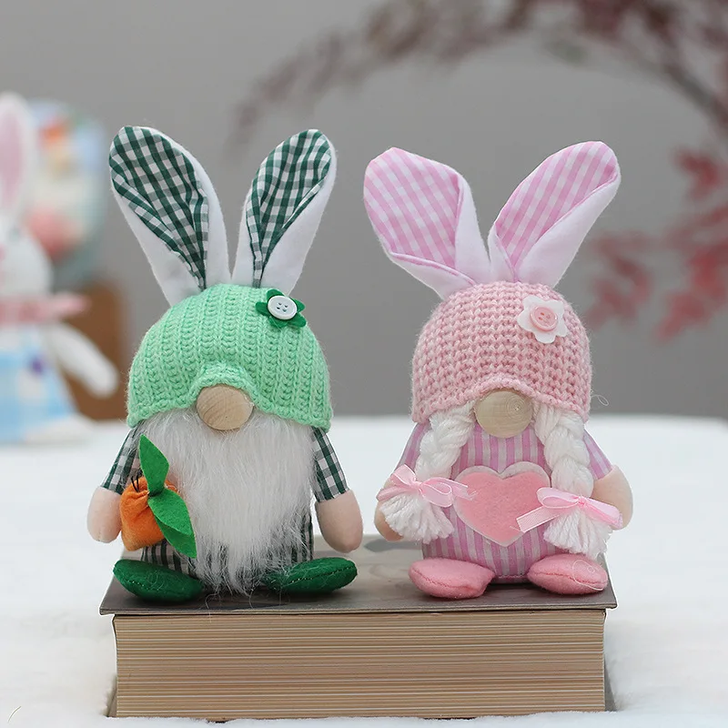 

Easter Gnomes Decor Bunny Gnomes Ornaments Gnome Faceless Plush Doll,Easter Bunny Easter Gnome Easter Decorations Ornaments
