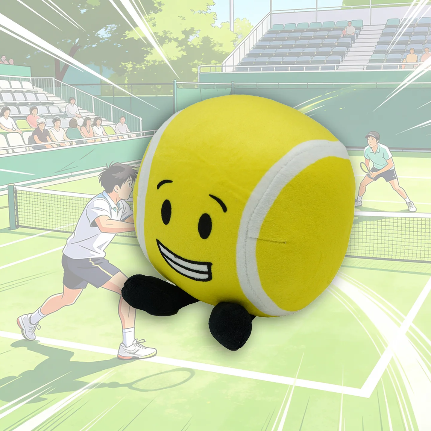 

TreasuringU New Battle for Dream Island Plush Toy Anime Peripherals Soft Tennis Stuffed Doll Birthday Gifts