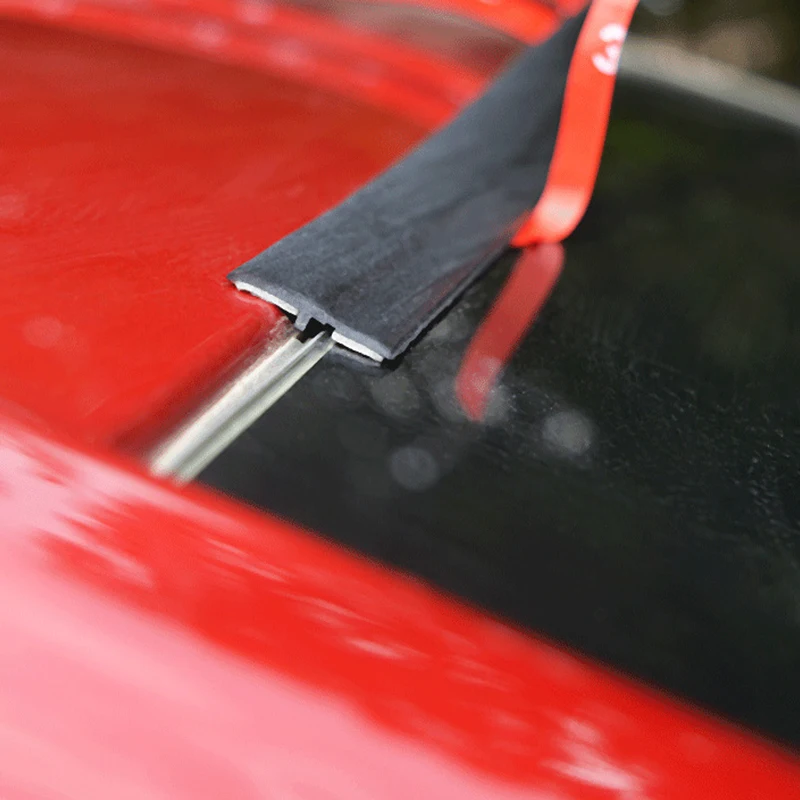 شريط إحكام إغلاق من النوع T لسقف السيارة ، شريط حماية ، زجاج أمامي ، سطح نافذة كوة ، غبار ومقاوم للماء ، ختم كوة #5