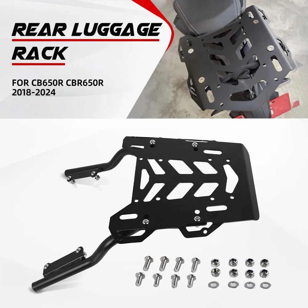 For Honda CB 650R CBR650R 2018 2019 2020 2021-2023 2024 Motorcycle Luggage Shelf Bracket Tailbox Support Holder CB650R Rear Rack