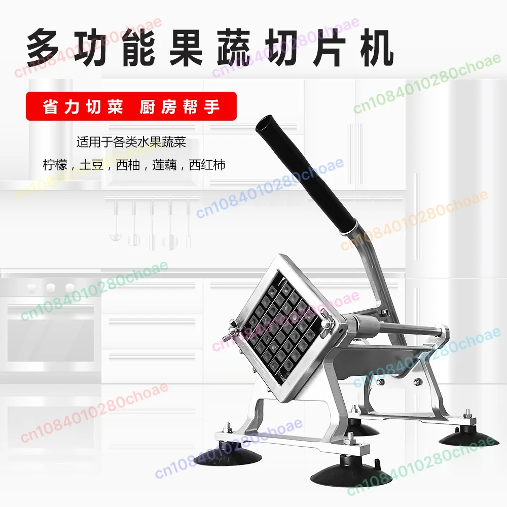 

AY430 Ручная машина для резки картофеля Машина для резки картофельных чипсов Машина для резки фруктов и редиса