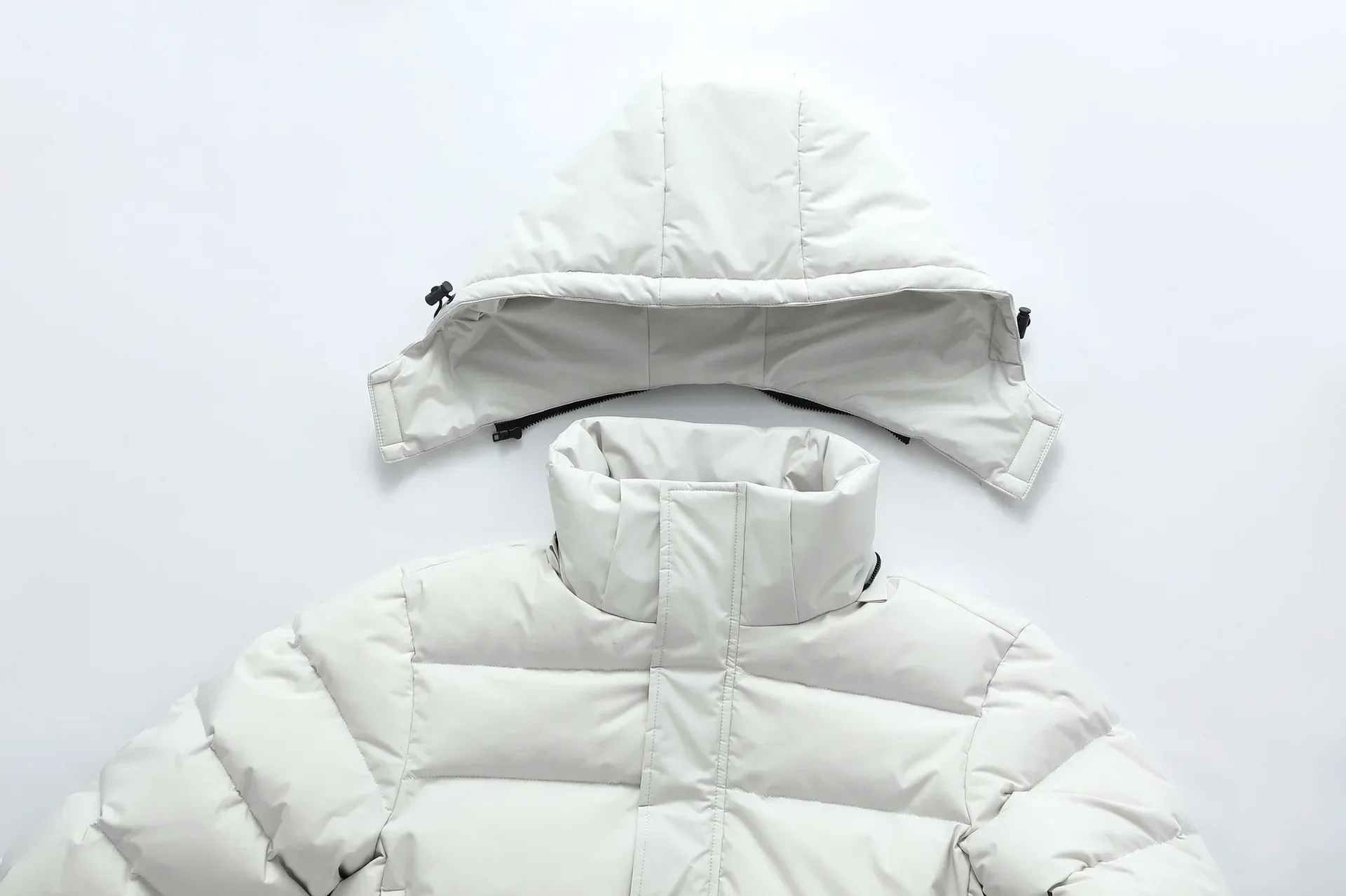 Chaqueta larga de plumón de pato para hombre, Parkas cálidas gruesas de alta calidad, chaquetas con capucha blancas para exteriores, abrigos de