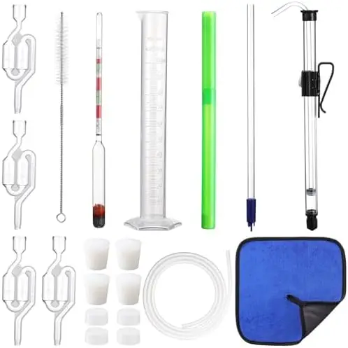 

Набор для переливания вина LemonRoad с автоматической помпой для домашнего пивоварения – пиво, комбуча, мед – включает трубки и насадку для розлива.