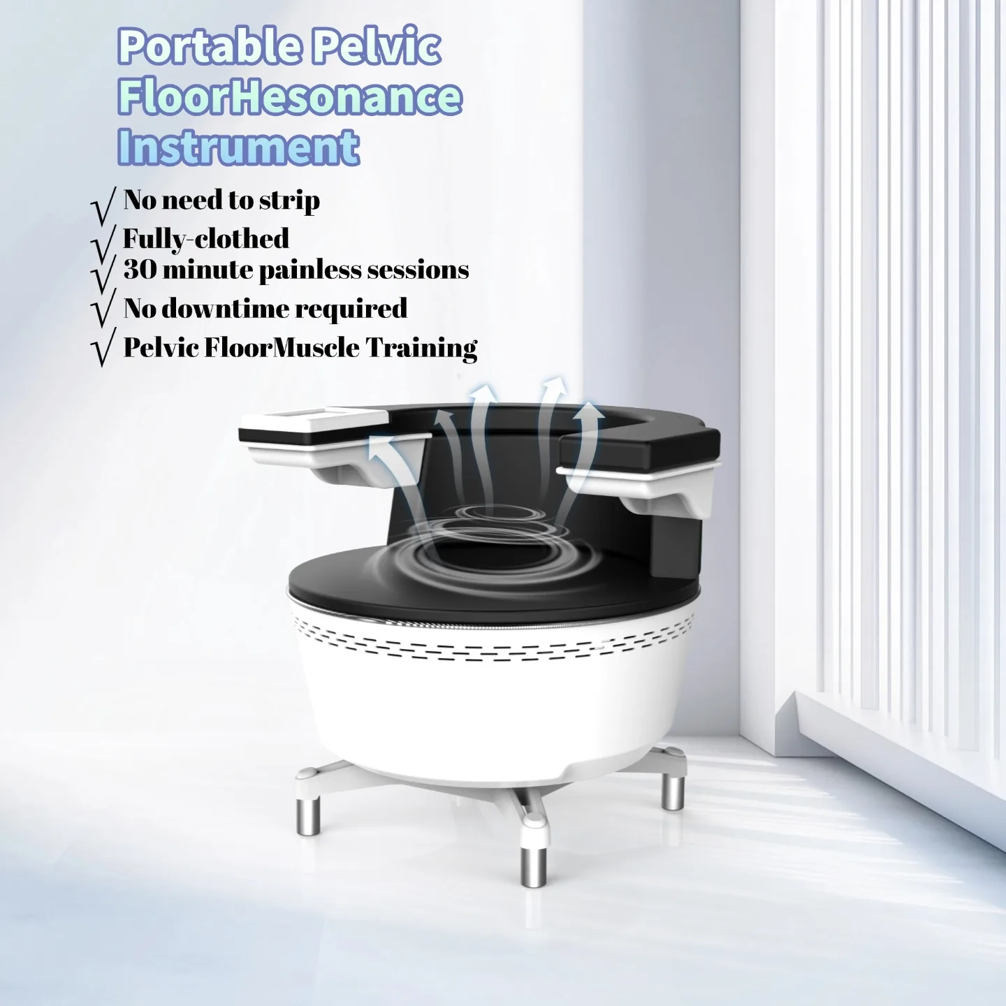 

High Intensity Electromagnetic Chair Pelvic Floor Muscle Postpartum EMS Vaginal Tightening Beauty Machine
