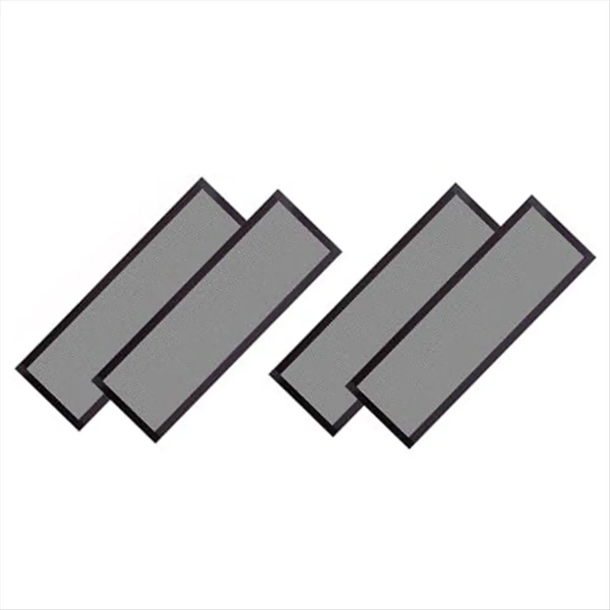 【TODAY-BUY】Floor Vent Covers Magnetic PVC Vent Mesh Cover, 4Pack 4 X 12 Inch Black Air Vent Screen Cover Floor Vent Cover
