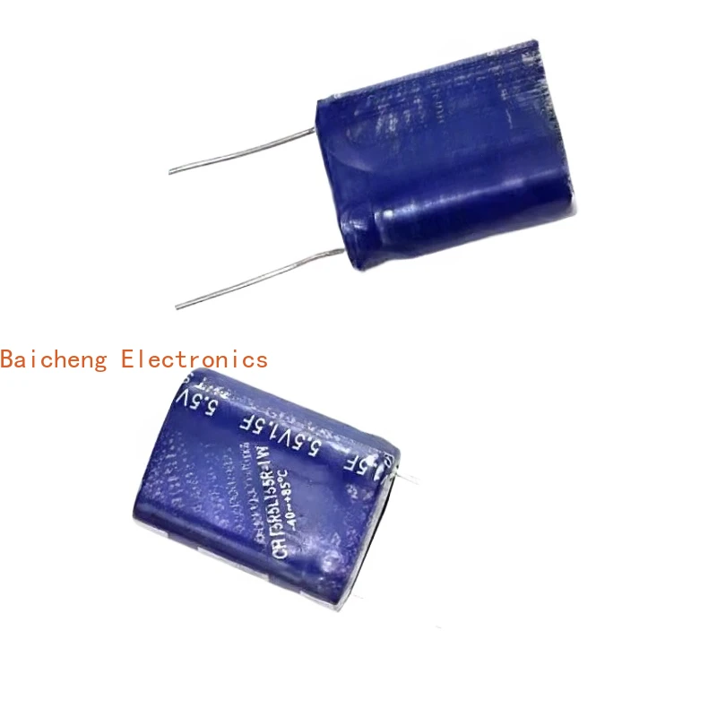 10PCS Original high-temperature resistant CDA 5.5V1.5F volume 16 * 8 * 22MM combination capacitor CHT 5.5V1F 1.5F