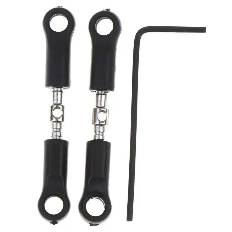 RC Steering Tie Rod Adjustable PA Steel High Strength: 2Pcs Accurate 1/16 Camber Link SCY PRO6317